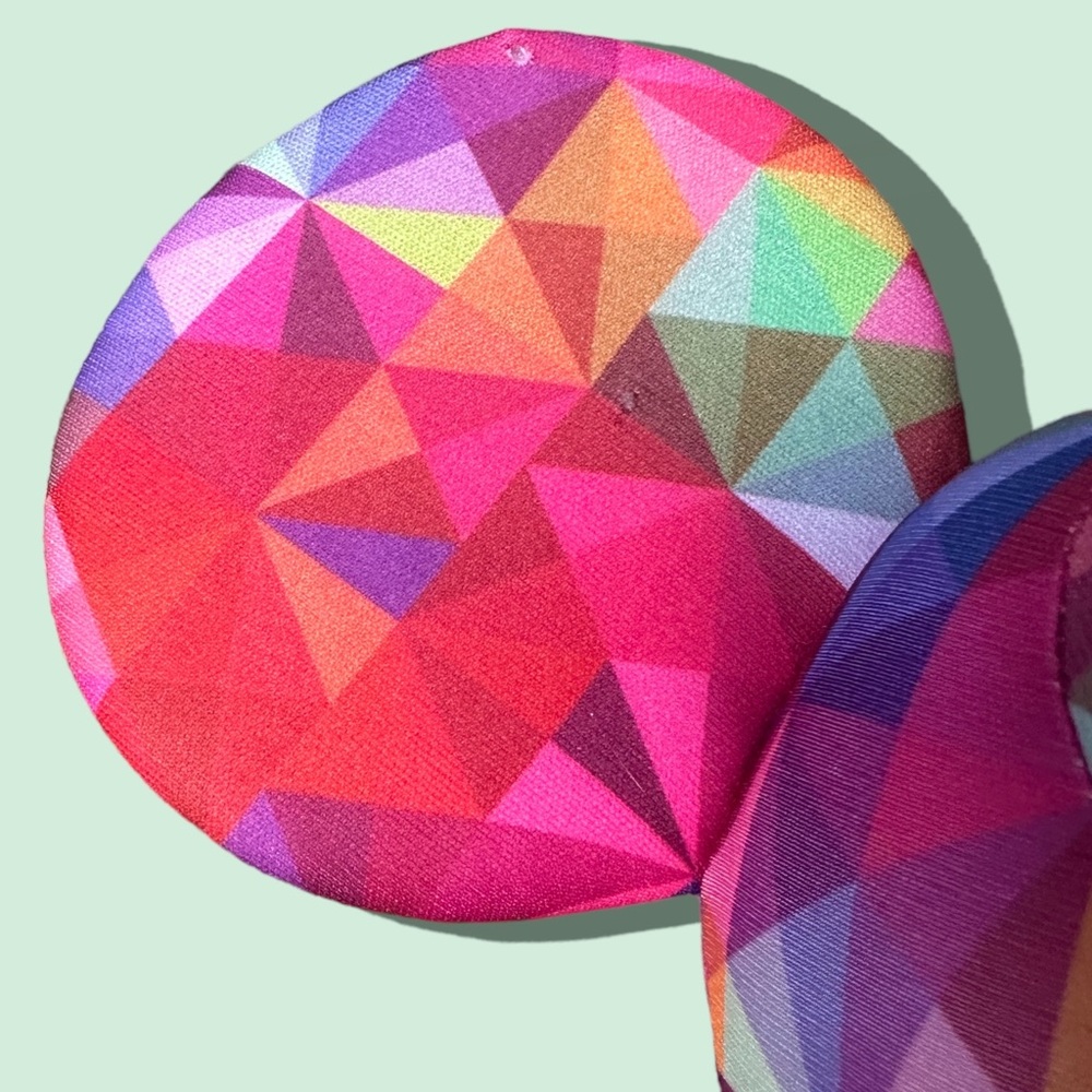 Disney Mickey Year of the Mouse 2020 Plush Colorful Kaleidoscope Design 16” Tall - Picture 8 of 9